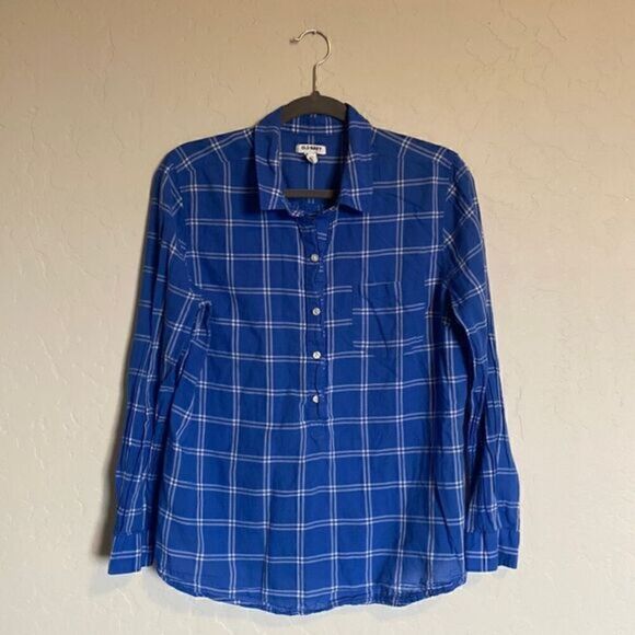 Blue plaid tunic  - Picture 1 of 6